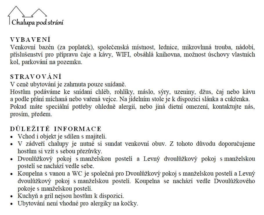 Chalupa Pod Strani Teleci Exterior foto